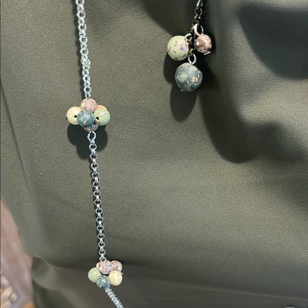 Viva Beads Clay Beaded Necklace and Earring Set - Picture 3 of 6
